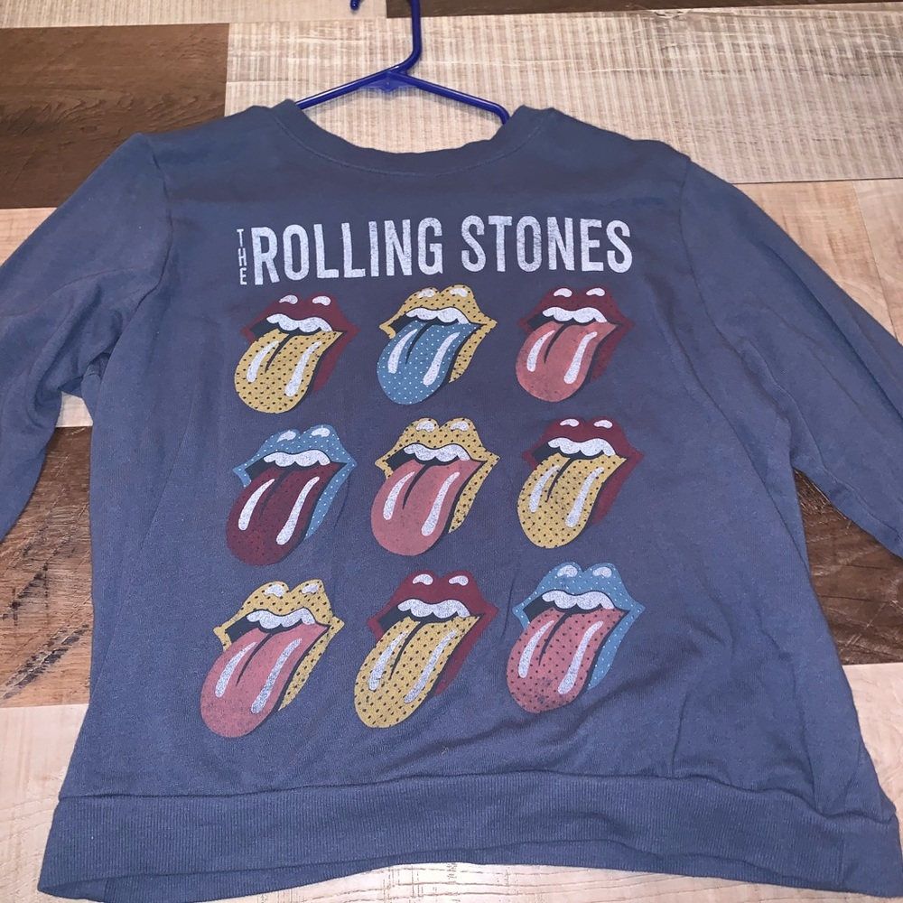 rolling stones long sleeve sweatshirt